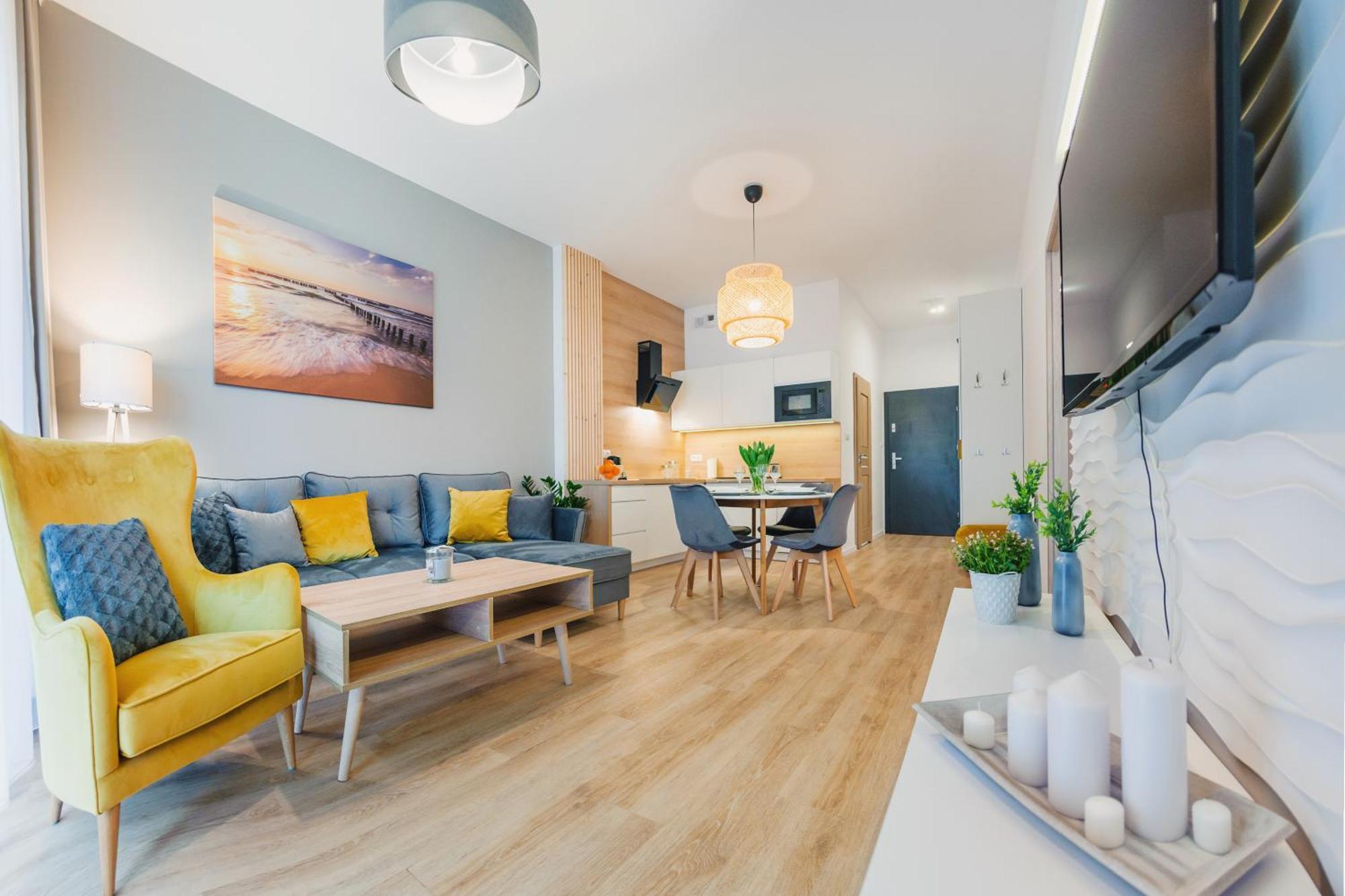 Apartamenty Sun & Snow Kolobrzeg Resorts Z Basenem Exteriör bild