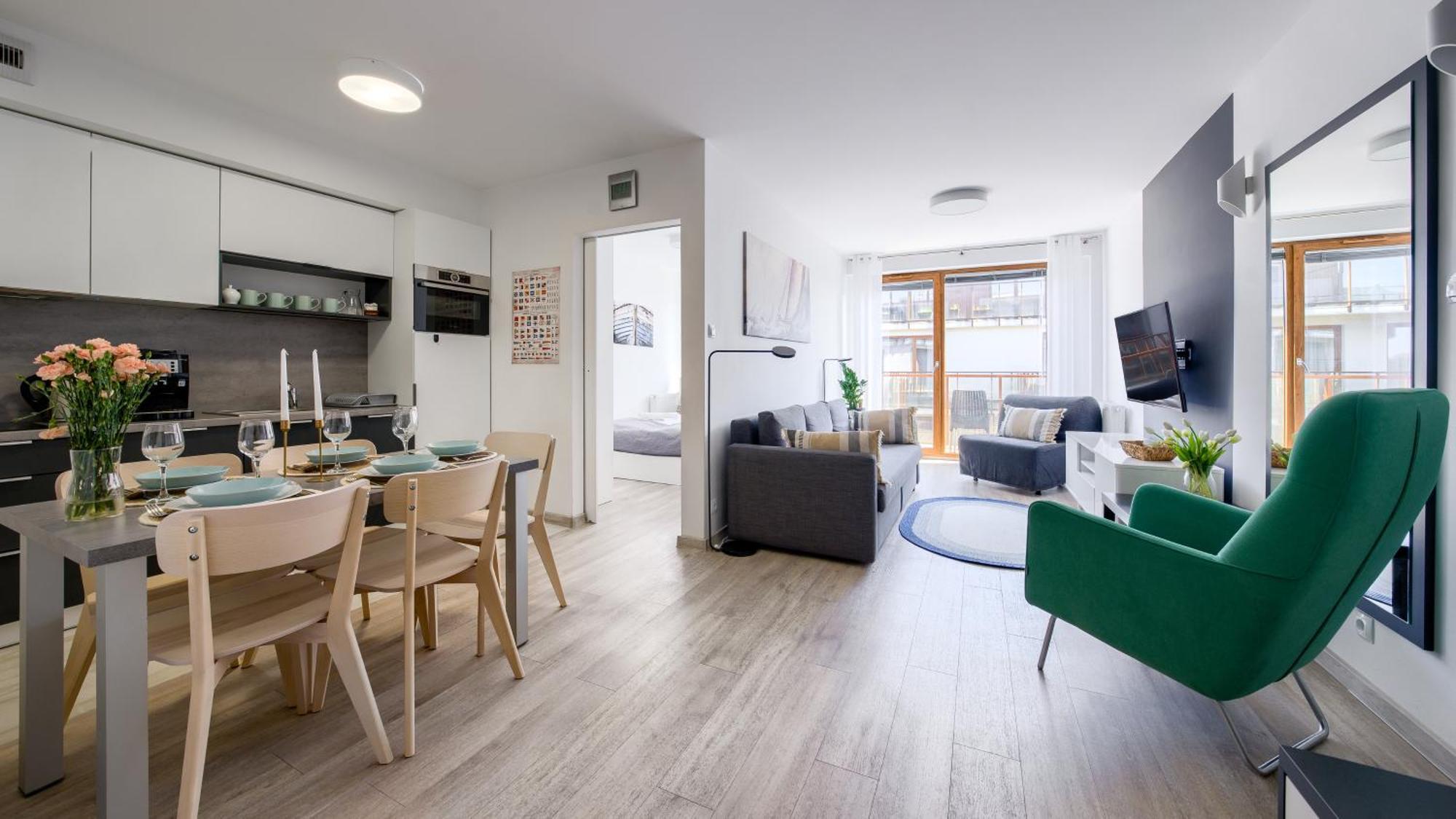 Apartamenty Sun & Snow Kolobrzeg Resorts Z Basenem Exteriör bild