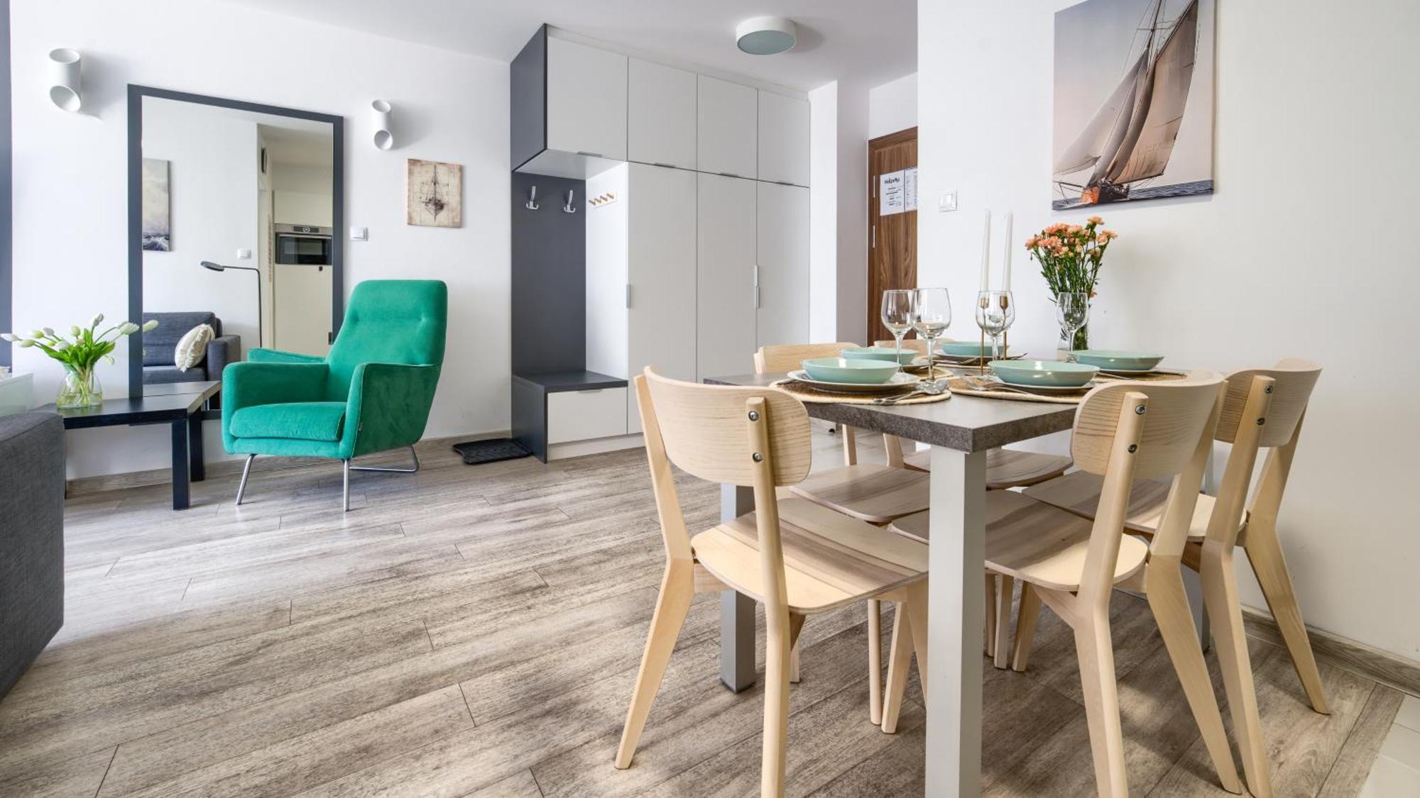 Apartamenty Sun & Snow Kolobrzeg Resorts Z Basenem Exteriör bild